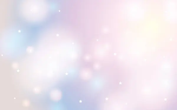 Gradient Pastell Hintergrund Heller Hintergrund Mit Sternen — Stockvektor