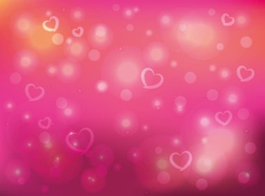 Pembe arka plan, kalpler ve parlak çubuklar. Pankart, kartpostal, ambalaj için arka plan. Sevgililer Günü için arka plan, romantik bir geçmiş..