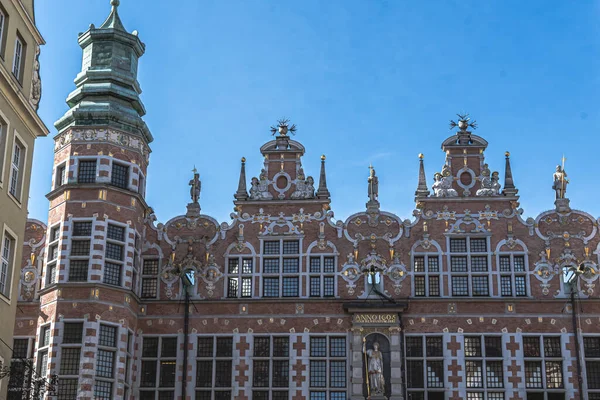 View Great Armoury Building Gdansk Sunny Summer Day — Stock Photo, Image