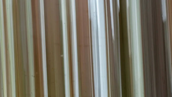 Ormandaki ağaçların renkleri bulanık.