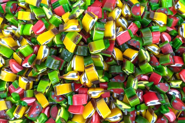 Deliciosos Doces Doces Coloridos Brilhantes — Fotografia de Stock