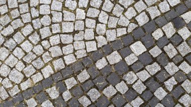 Çakıl taşı kaldırım dokusu arka planı. Çakıl taşı kaldırım arkaplanı.