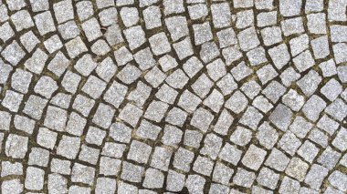 Çakıl taşı kaldırım dokusu arka planı. Çakıl taşı kaldırım arkaplanı.