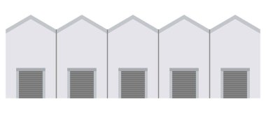 Bir deponun basit vektör çizimi