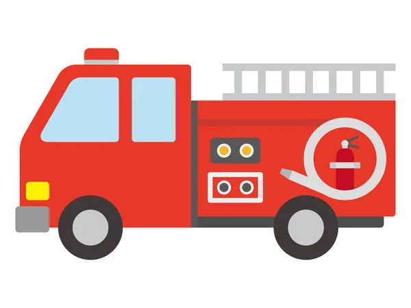 消防車のベクトル イラスト — Διανυσματικό Αρχείο