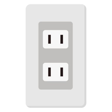 Elektrik prizinin vektör illüstrasyonu