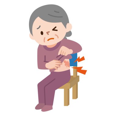 Zona belirtilerinin vektör illüstrasyonuName