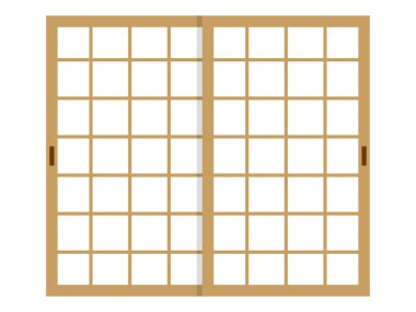 Shoji 'nin basit vektör illüstrasyonu