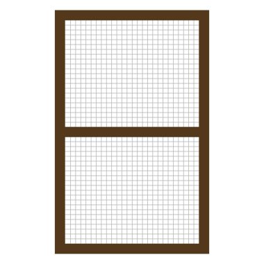 Ekran kapısının basit vektör illüstrasyonu