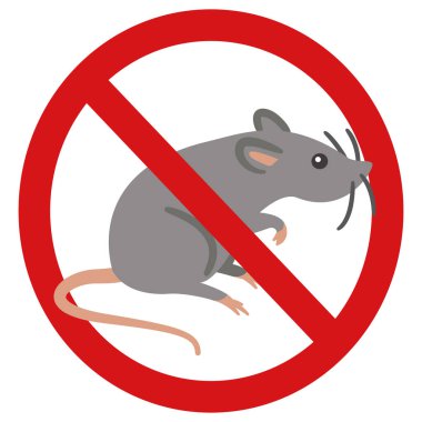 Fare izi olmayan vektör illüstrasyonu