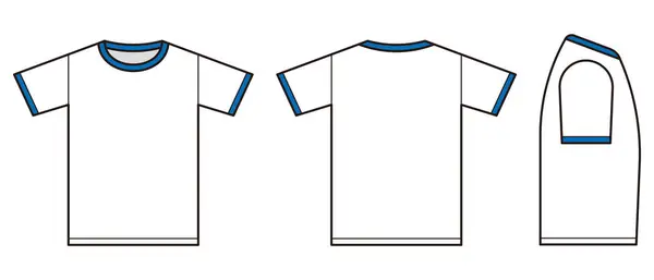 Ilustrasi Vektor Gambar Shirt Berlengan Pendek Grafik Vektor