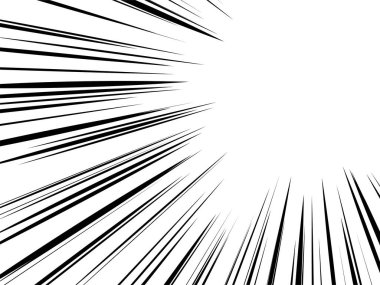 Yoğunlaştırılmış çizgilerin vektör illüstrasyonu