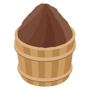 Hatcho miso 'nun basit vektör çizimi