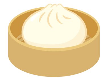 Et çöreğinin basit vektör illüstrasyonu