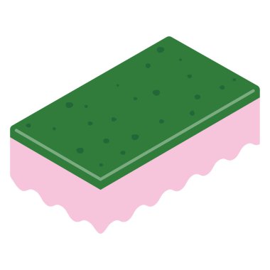 Süngerin basit vektör çizimi