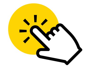 Fare imleci simgesi, vektör simgesi