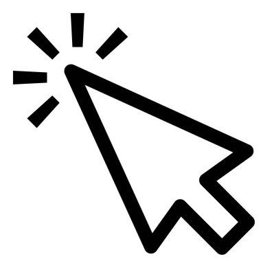 Fare imleci simgesi, vektör simgesi