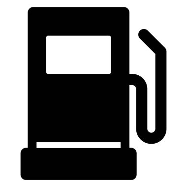 Benzin istasyonu basit vektör simgesi