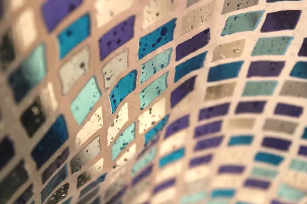 Soyut mozaik arkaplan, renkli mozaik fayanslar