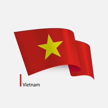 Vietnam bayrağı vektör