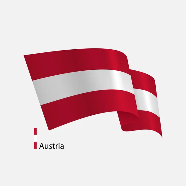 Vector Flag Austria — Stock Vector