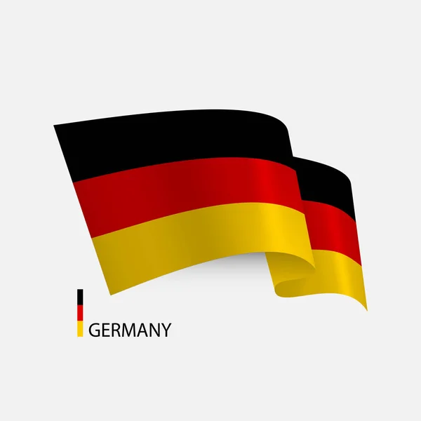 National Germany Vector Flag — 스톡 벡터