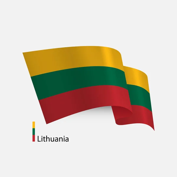 Vector Flag Lithuania — Stock Vector
