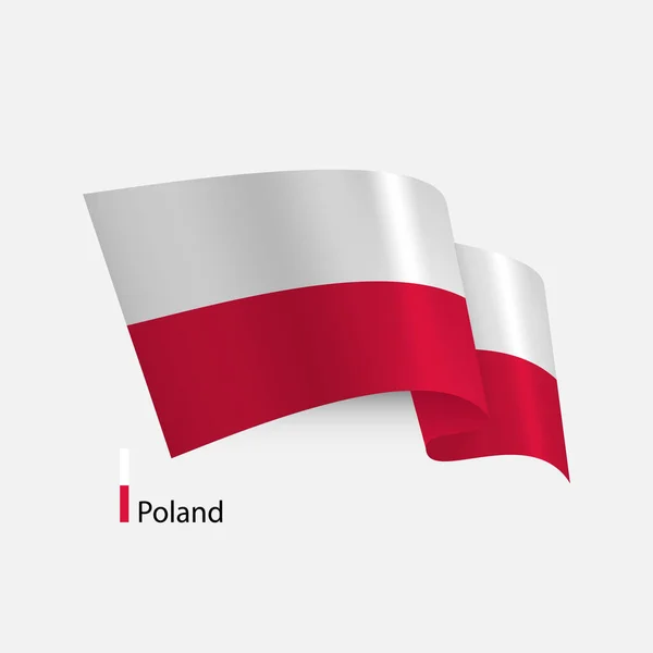 Vector Flaga Polska — Wektor stockowy