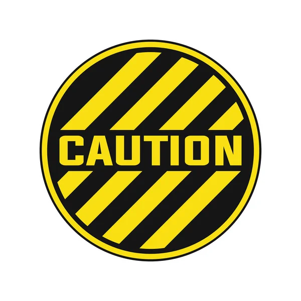 ベクトル警告黄色のサイン7 — ストックベクタ
