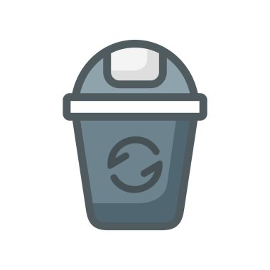 Beyaz arkaplanda basit vektör kutusu simgesi izole edildi