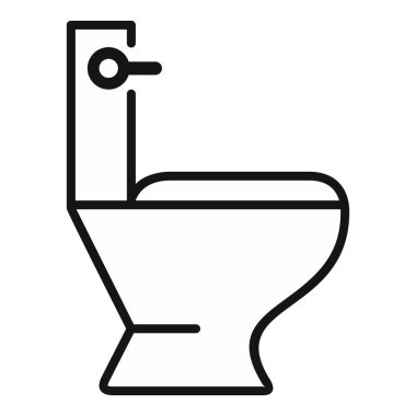 Basit vektör tuvalet simgesi-3
