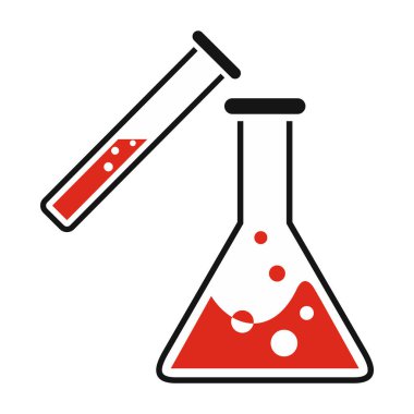 vektör kimyasal matara-10