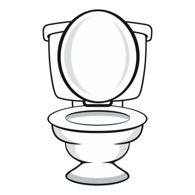 Basit vektör tuvalet simgesi-2