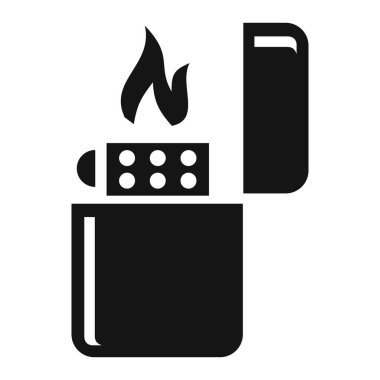 daha hafif basit vektör simgesi beyaz arkaplanda izole edildi