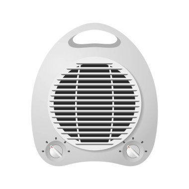 vektör ısıtıcısı beyaz arkaplanda izole edildi