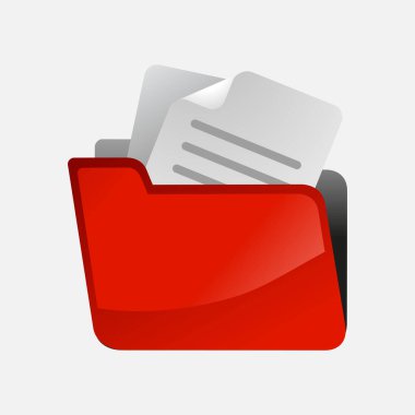 belge dizin vektör simgesi beyaz arkaplan üzerinde izole