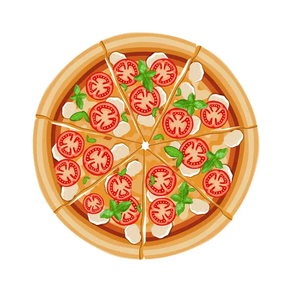 stock vector vector pizza isolated on white background