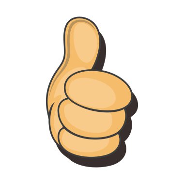 vektör el hareketi beyaz arkaplanda izole edildi