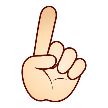 vektör el hareketi beyaz arkaplanda izole edildi