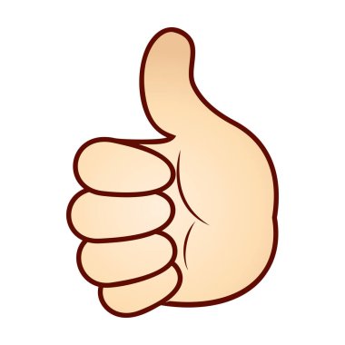 vektör el hareketi beyaz arkaplanda izole edildi