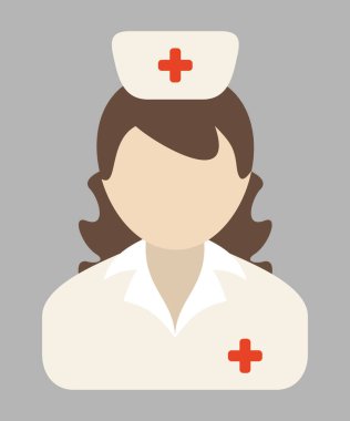 Doktor vektör simgesi beyaz arkaplanda izole edildi