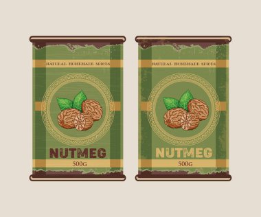 Beyaz arka planda izole edilmiş baharatlı demir kavanozlar