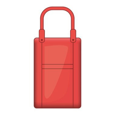 handbag vector icon-9 isolated on white background clipart