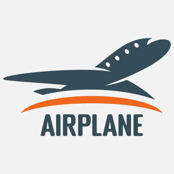 beyaz arkaplanda izole edilmiş airplnane vektör simgesi