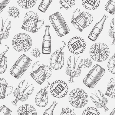 Gri yiyecek vektörü arkaplan 8