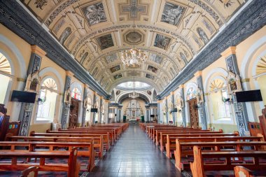 St. Peter the Apostle Parish Church at Apalit, Pampanga, Philippines. clipart