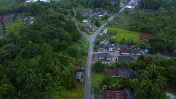 Tropikal Cennet Endonezya Nın Bir Adasının Hava Keşfi — Stok video