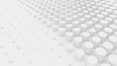 Perspektif çizimi ile 3d küp bloklar dikdörtgen