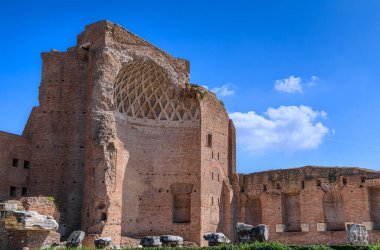 Roma Forumu, İtalya: Venüs ve Roman Tapınağı.