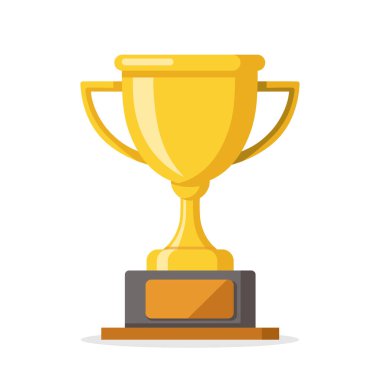 Başarı ve Başarı İçin Altın Kupa Kek Sanatı